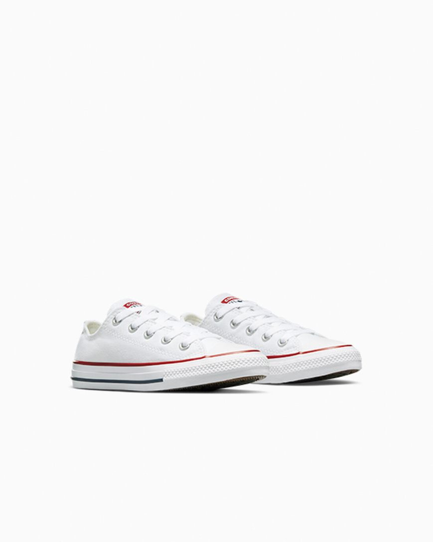 Tenis Converse Chuck Taylor All Star Classicos Cano Baixo Menino Branco | PT M03850T